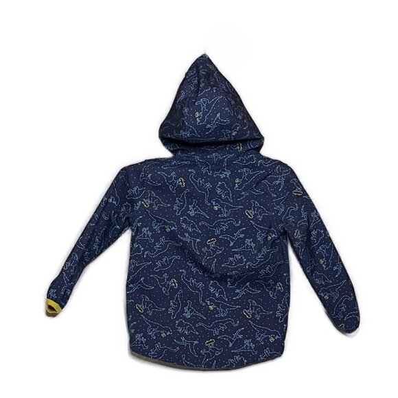 Cat & Jack Space Dino Jacket Fleece-Lined Size 3T - Picture 2 of 6